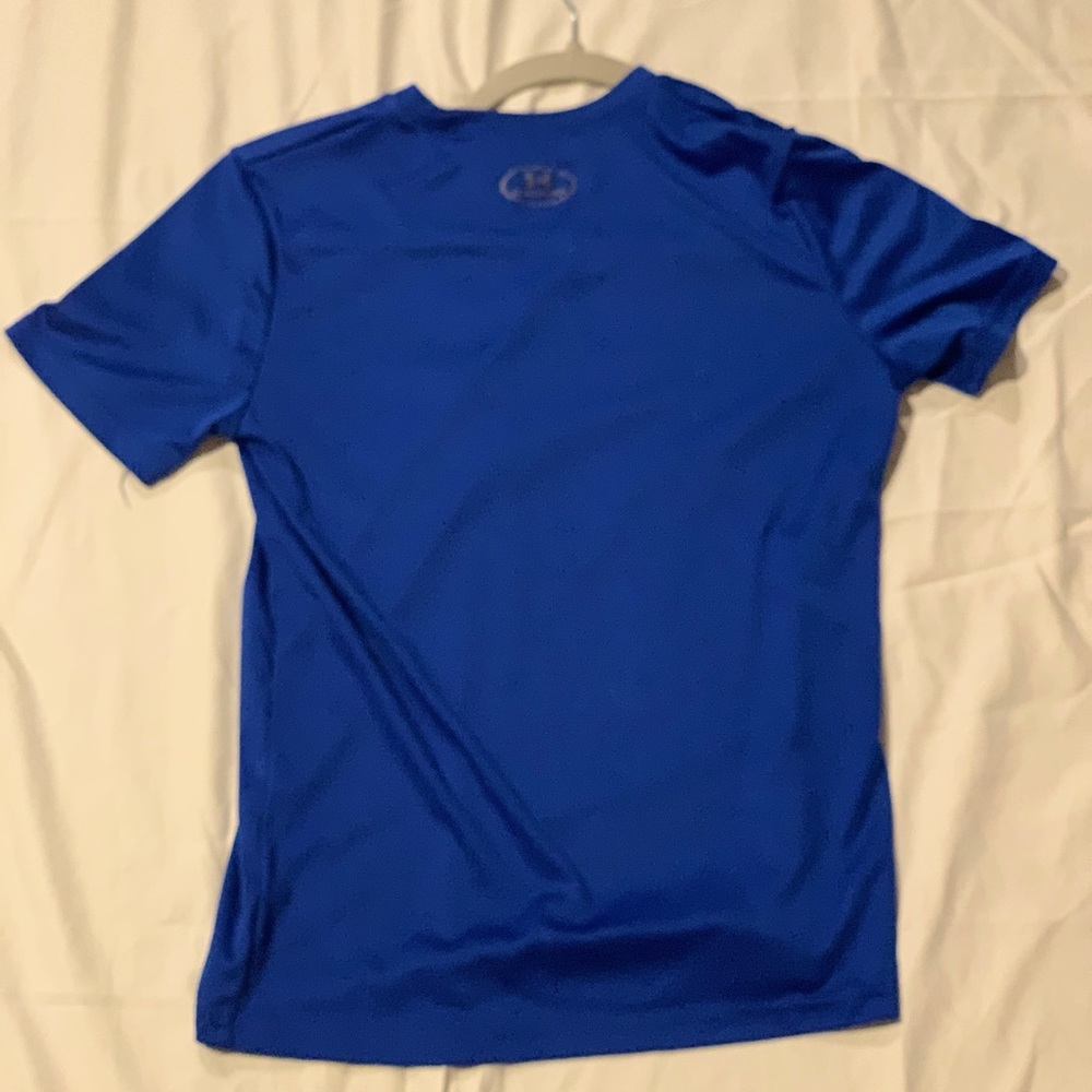 This is a blue under armor T-shirt